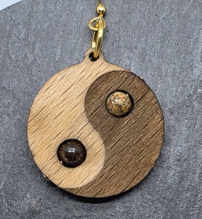 Boucles d'oreille "Yin Yang"