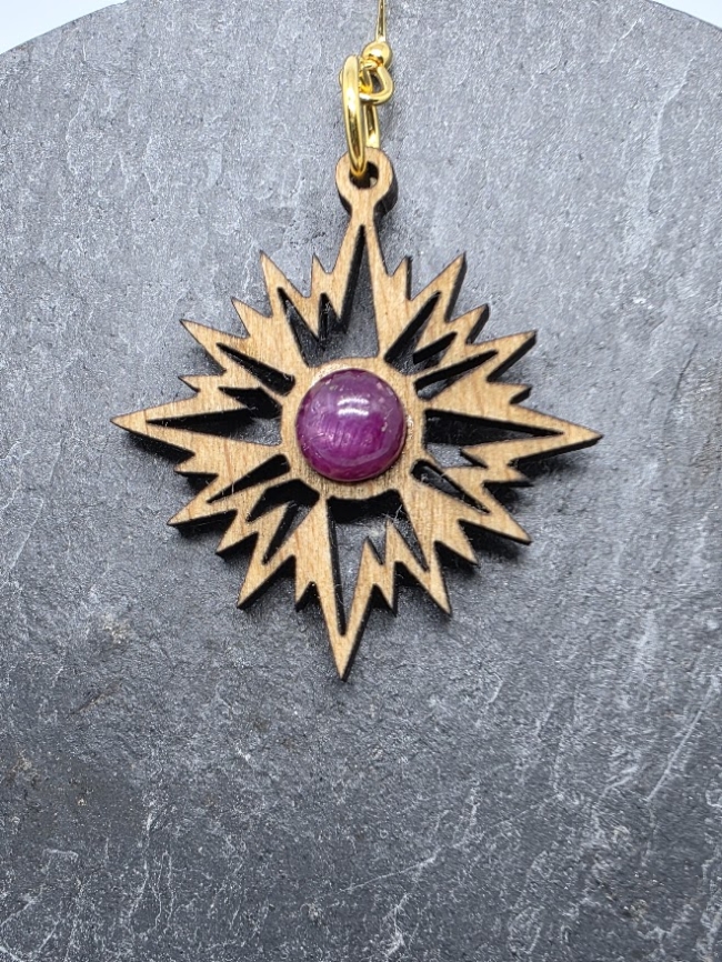 Boucles d'oreille "Supernova Sacrée"